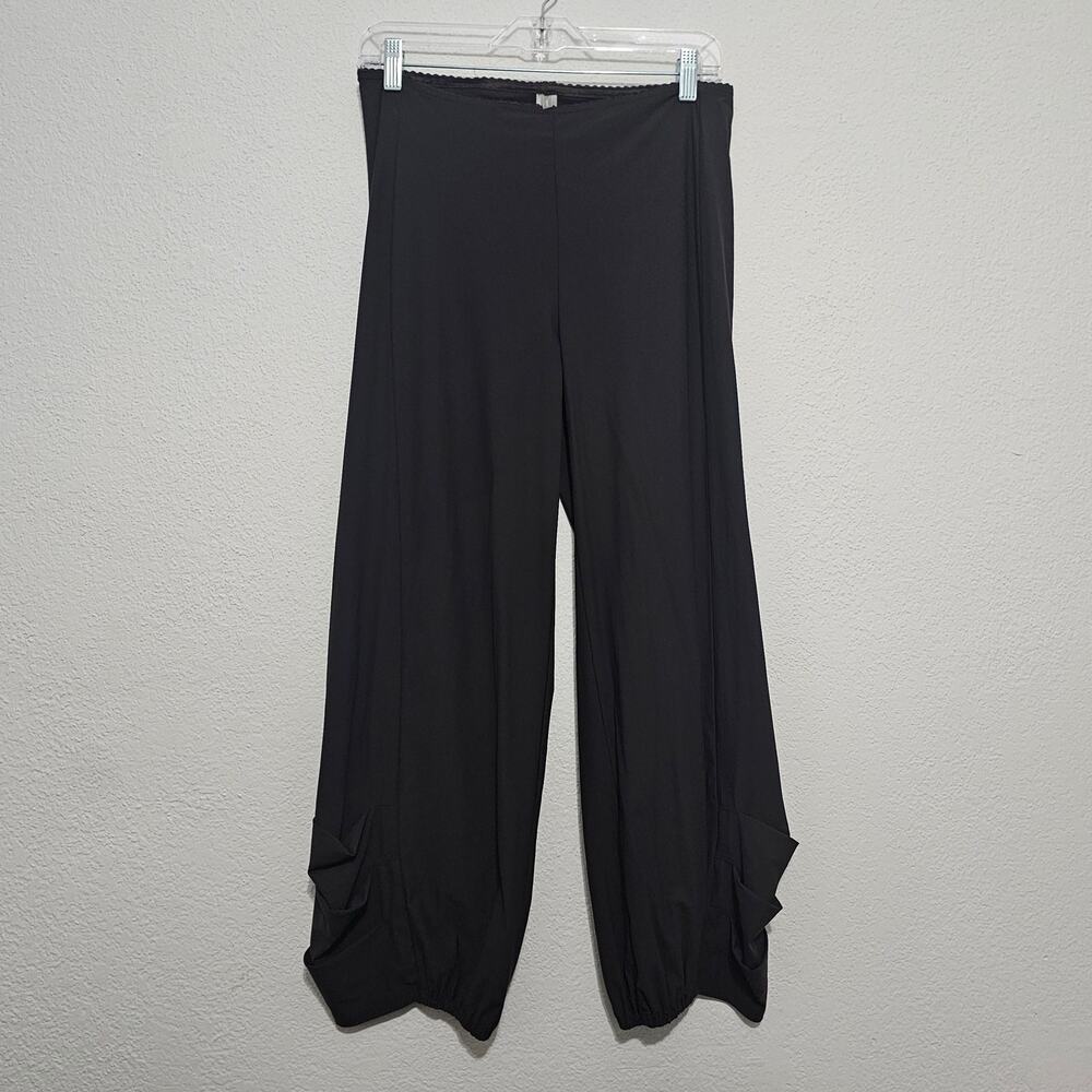 Deco De vous a Nouse French Dark Gray Pants Ruffles Hem Pockets Women Small